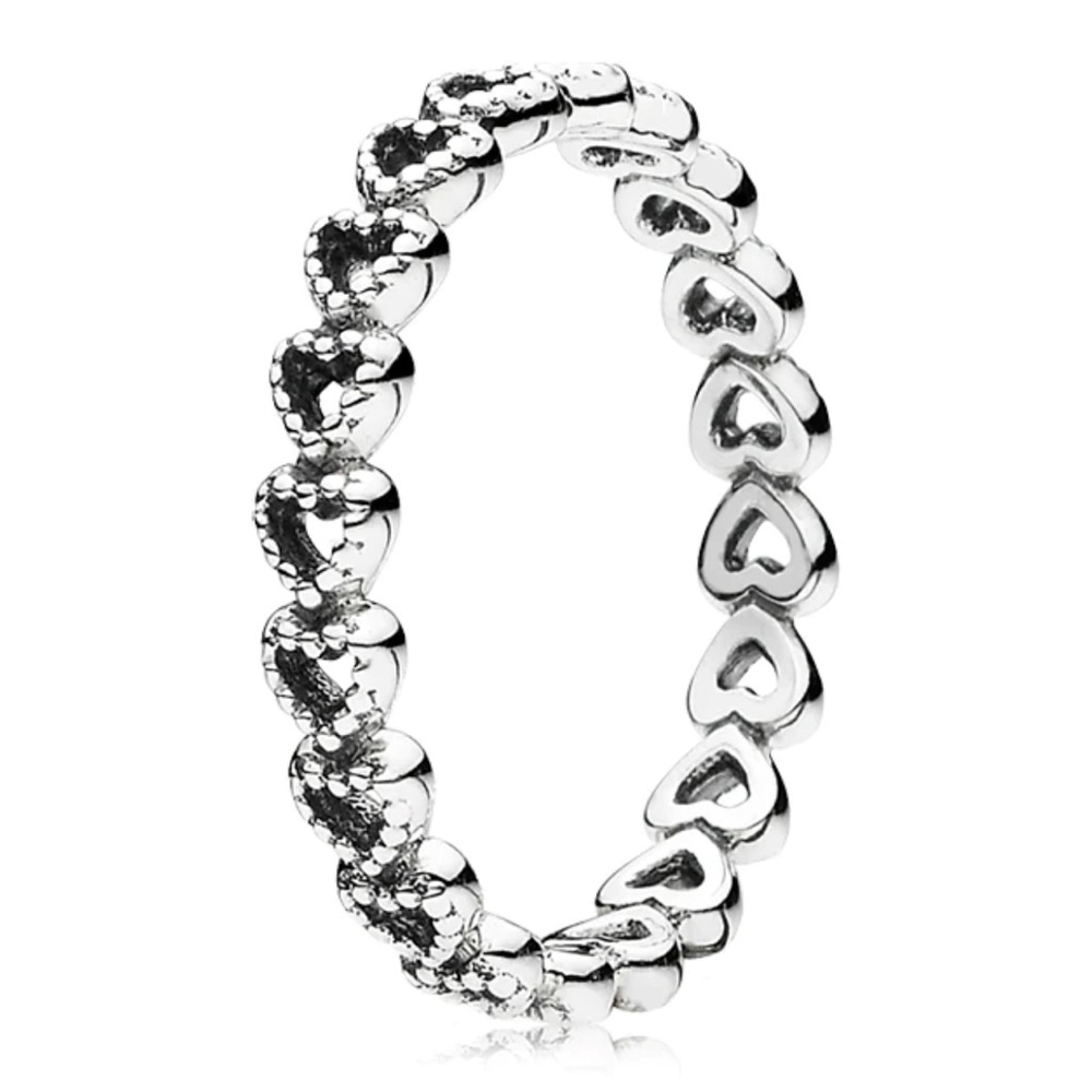 Band of hearts ring